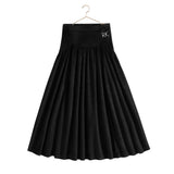 Retro Kid Black Velvet Isla Maxi Skirt