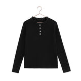 Retro Kids Black Ruffle Isla Sweater