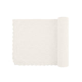 Ely's & Co Ivory Pointelle Knit Blanket