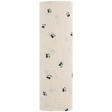 Ely's & Co Blue Cherry Muslin Swaddle
