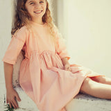 Teela Pink Solid Dress