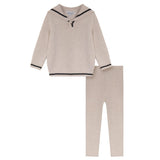 Blumint Oatmeal Sailor Collar Trim Set