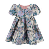Angel Face Lilac Rose Flower Jacquard Jordan Dress