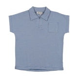 Kin Kin Blue Striped Polo