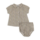 Kin Kin Floral Peter Pan Collar Set