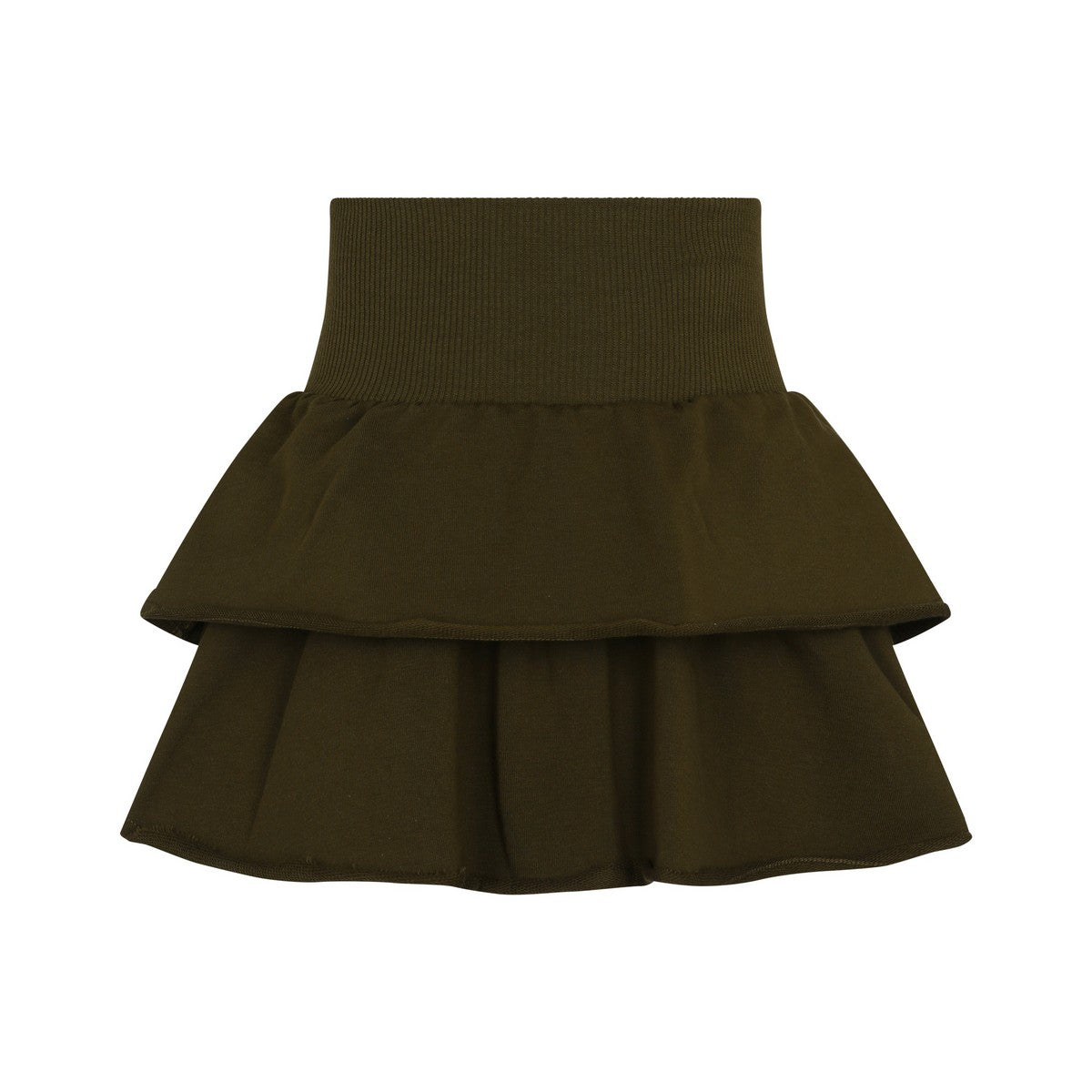 Parni Green Ruffle Skirt