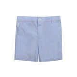 Parni Blue Stripe Bermuda Shorts