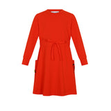 Parni Orange LP Pocket Dress