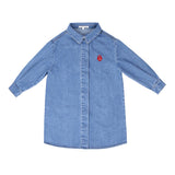 Parni Blue Denim Shirtdress