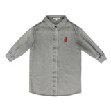 Parni Grey Denim Shirtdress