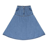 Parni Blue Denim Teen Skirt