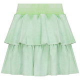 Kix Washed Mint Layered Skirt