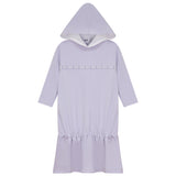 Kix Lavender Colorblock Hooded Dress