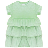 Kix Washed Mint Layered Dress