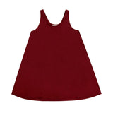 Little Parni Burgundy Taffeta Jumper