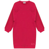 Kix Fuchsia Round Yoke Dress