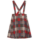Kix Green Patch Plaid Skirt