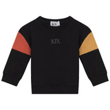 Kix Black/Rust Colorblock Sweatshirt