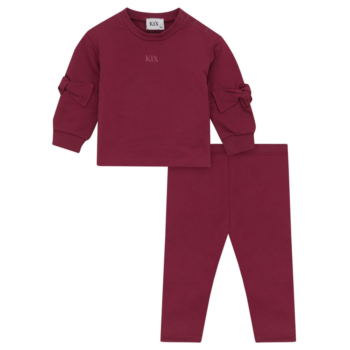 Kix Plumberry Bows Sweatshirt Set