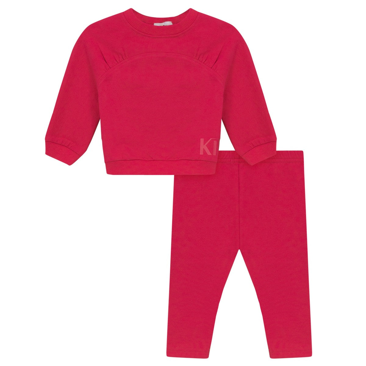 Kix Fuchsia Bg Rounded Yoke Set