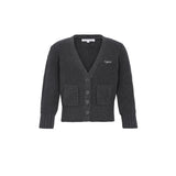 Parni Grey Elegant Cardigan