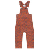 Kix Rust Scallop Edge Corduroy Overalls