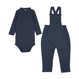 Kin and Kin Midnight Blue Back Pocket Overall Set
