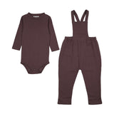 Kin and Kin Plum Back Pocket Overall Set