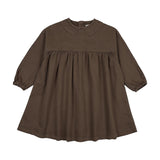 Kin and Kin Chestnut Peter Pan Collar Dress