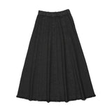 Kin and Kin Black Maxi Paneled Denim Skirt