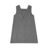 Kin Kin Grey Wool Tab Jumper