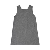 Kin Kin Grey Wool Tab Jumper