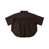 Kin Kin Brown Oversized Shirt