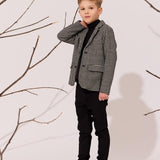 Klai Grey Houndstooth Blazer