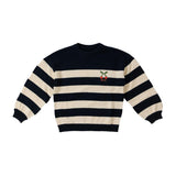 Wander & Wonder Navy Stripe SWeater