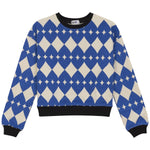 Kix Royal Blue Hearts Printed Sweatshirt