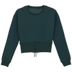 Kix Emerald Textured Lace Updetail Top