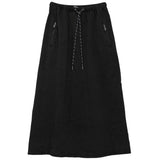 Kix Black Zipper Pocket Full Skirt
