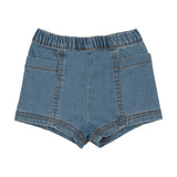 Kin Kin Blue Chambray Shorts