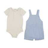 Kin Kin Light Blue Overall Set