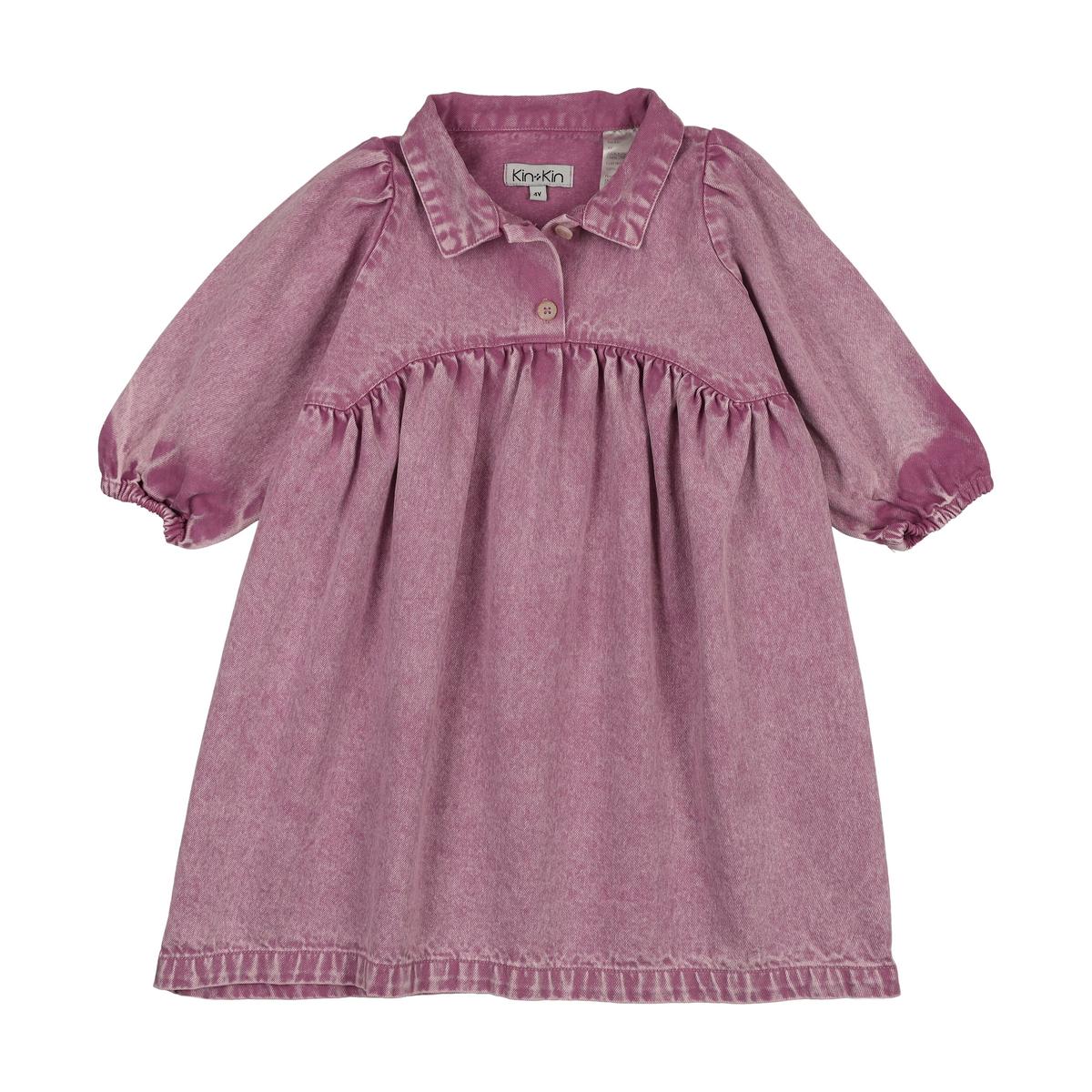 Kin Kin Mauve Denim Long Sleeve Shirt Dress – Young Timers Boutique