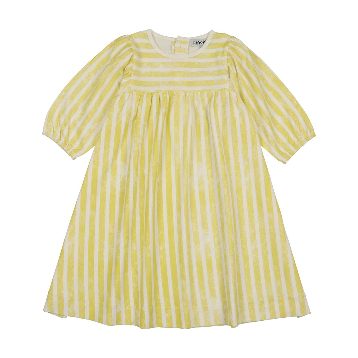 High Kin Lesser Kin Kin Kin Neon Yellow Stripes High Waisted Dress – Young Timers Boutique