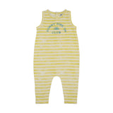 Kin Kin Neon Yellow Stripes Long Romper