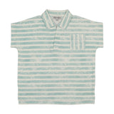 Kin Kin Soft Blue Stripes Polo