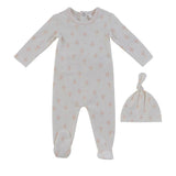 Kipp Pink Up & Away Footie Set
