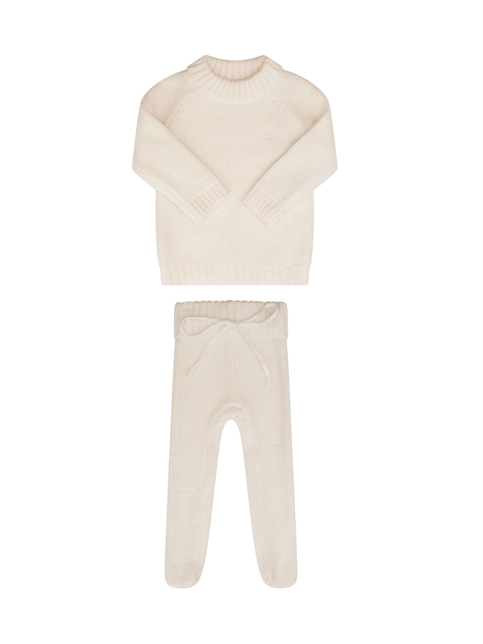 Kipp White Classic Knit Set