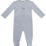 Kipp Blue Carrera Pinstripe Footie