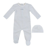 Kipp Blue Teddy Au Pane Footie Set