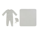 Kipp Natural Textured Knit Wrap Footie Take Me Home Set
