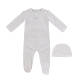 Kipp Pink Teddy Au Pane Footie Set